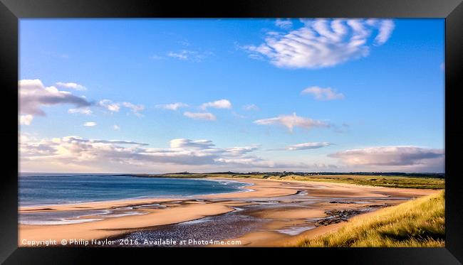 Simply Beadnell - Simply Beautiful  Framed Print by Naylor's Photography