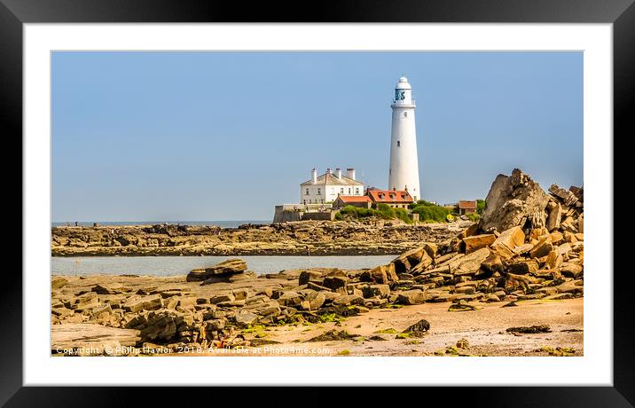 The Lighthouse............... Framed Mounted Print by Naylor's Photography