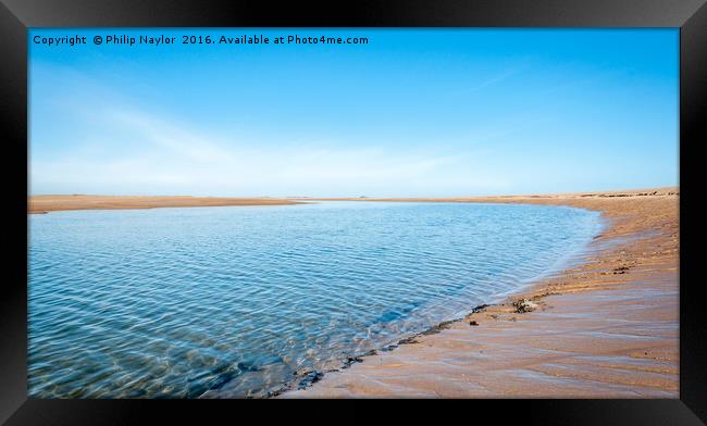 Beautiful Beach at Budle Bay...... Framed Print by Naylor's Photography