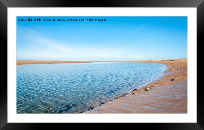 Beautiful Beach at Budle Bay...... Framed Mounted Print by Naylor's Photography