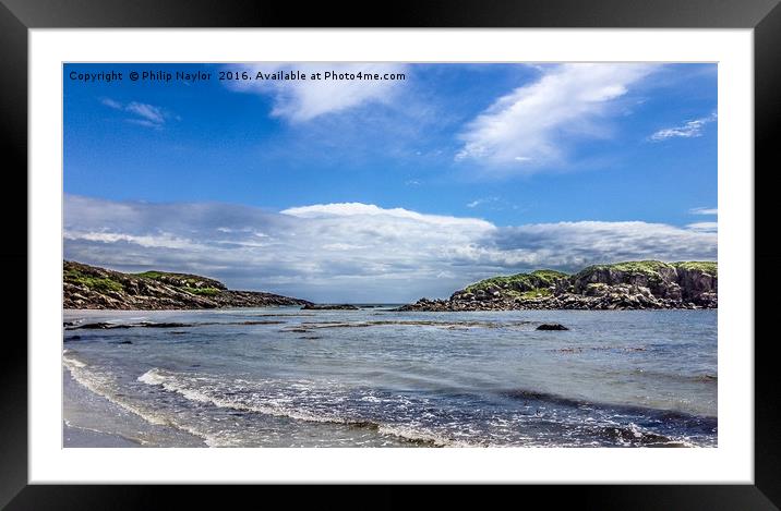 Sun, Sea and The Isle of Mull 2 Framed Mounted Print by Naylor's Photography