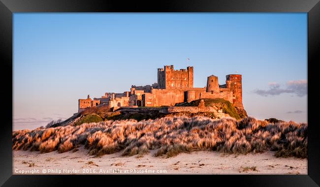 Beautiful Bamburgh Castle.... Framed Print by Naylor's Photography