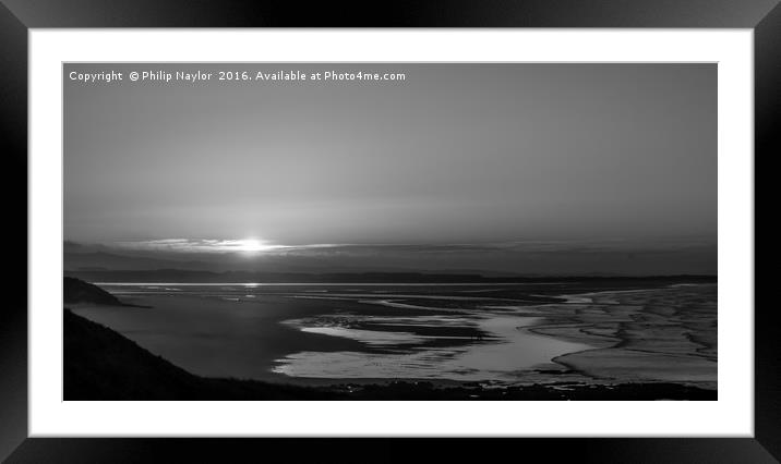  Beautiful Bamburgh Black and White at Sunset Framed Mounted Print by Naylor's Photography