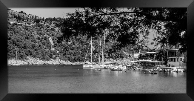 Beautiful Assos on Ionian Sea........ Framed Print by Naylor's Photography