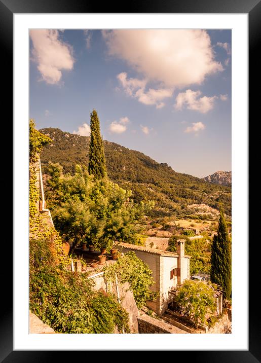 Monastery at Valldemossa View..... Framed Mounted Print by Naylor's Photography