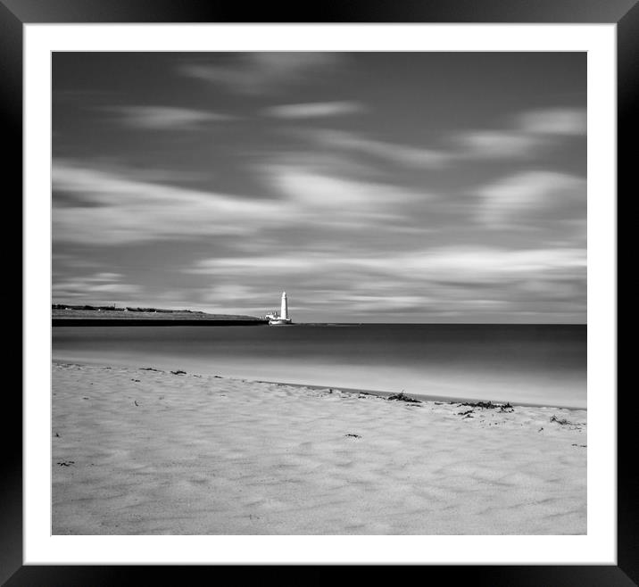 Moody Mary Mono Framed Mounted Print by Naylor's Photography