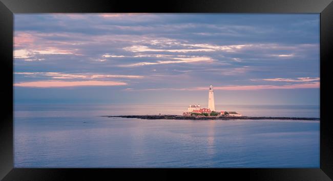The Calm of St. Mary's Framed Print by Naylor's Photography