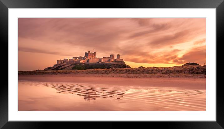 Bamburgh Beauty......... Framed Mounted Print by Naylor's Photography