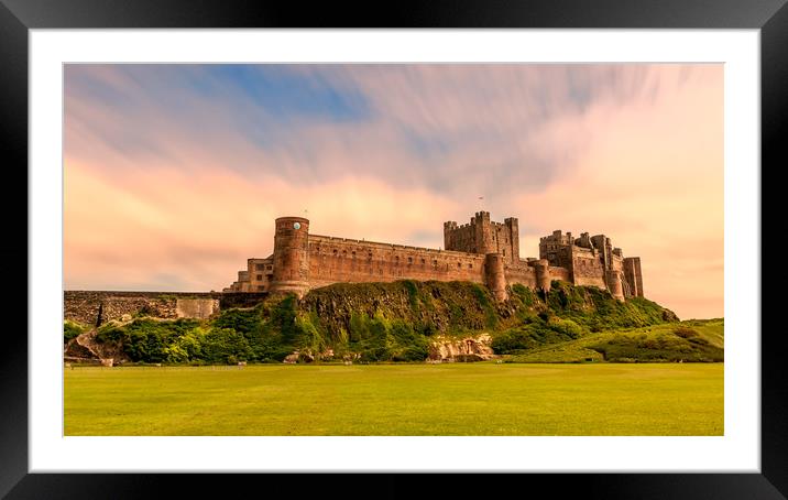 Simply Spectacular Bamburgh Castle Framed Mounted Print by Naylor's Photography