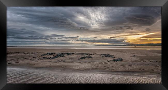 Heavenly Views at Holy Island Framed Print by Naylor's Photography
