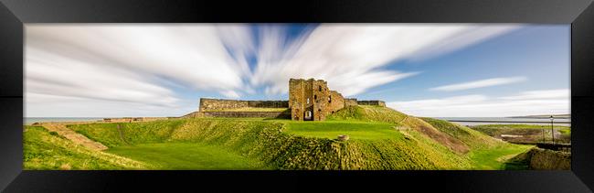 Majestic Tynemouth Castle Framed Print by Naylor's Photography