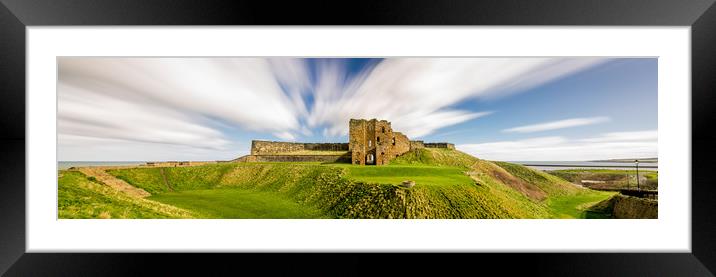 Majestic Tynemouth Castle Framed Mounted Print by Naylor's Photography