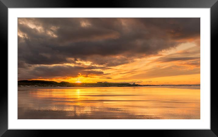 Golden beach glory Framed Mounted Print by Naylor's Photography