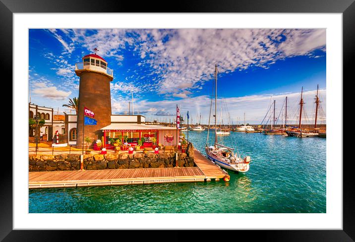 Waterbus arriving at the Marina Framed Mounted Print by Naylor's Photography