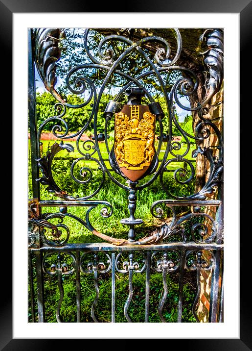 Gate to the Gardens Framed Mounted Print by Naylor's Photography
