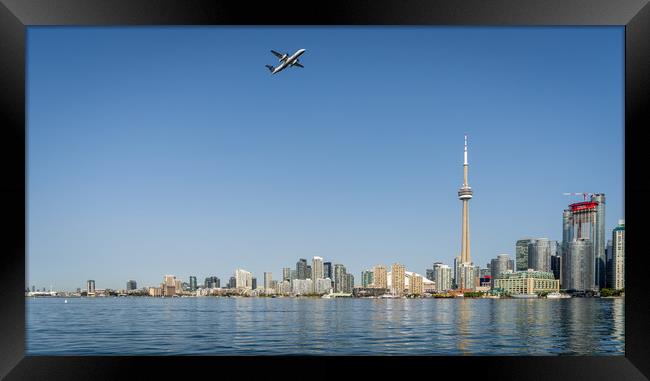 Toronto Lake Ontario View Framed Print by Naylor's Photography