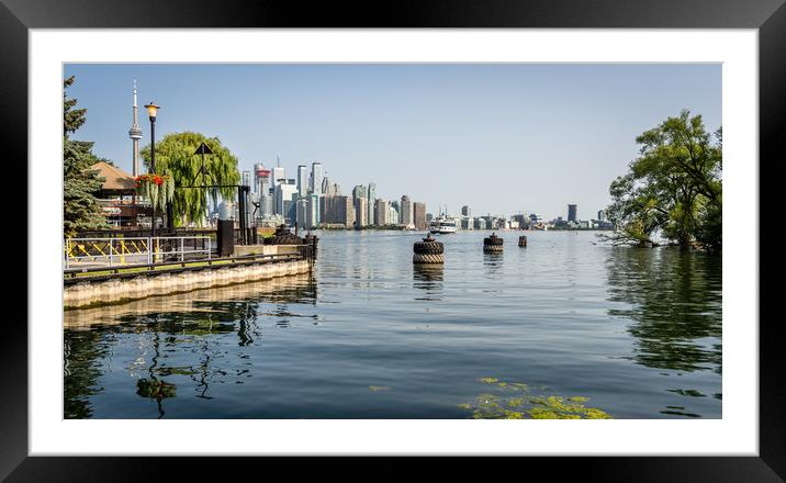 Toronto Islands View  Framed Mounted Print by Naylor's Photography
