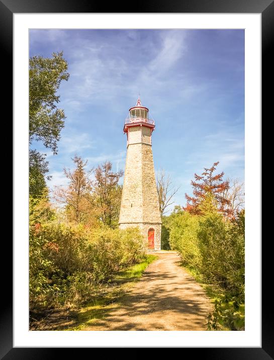 Portrait Gibraltar Point Lighthouse Framed Mounted Print by Naylor's Photography