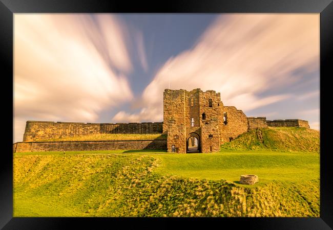 Towering Tynemouth Castle Framed Print by Naylor's Photography