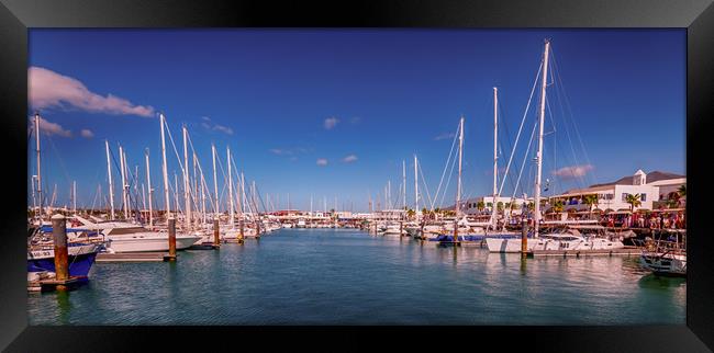 Marina by relaxing day............. Framed Print by Naylor's Photography