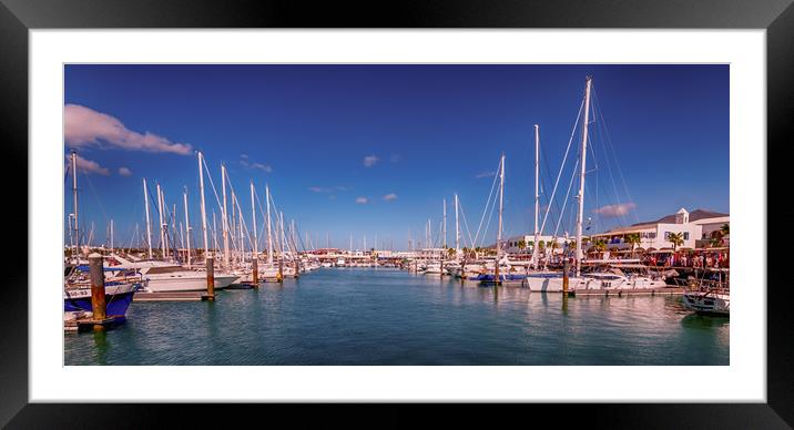 Marina by relaxing day............. Framed Mounted Print by Naylor's Photography