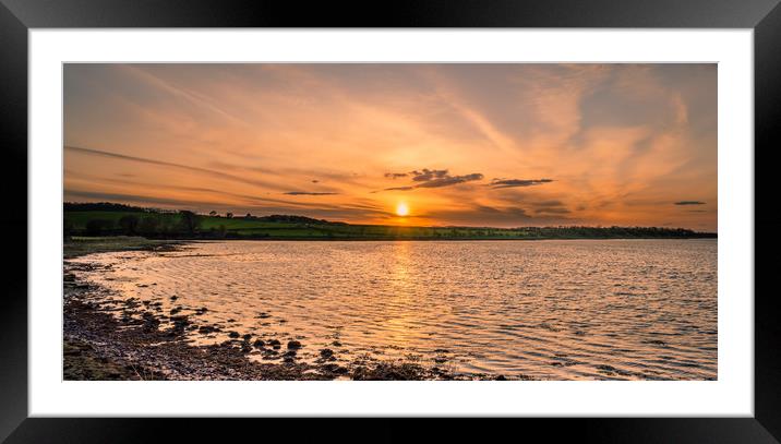 The beauty of Budle Bay Framed Mounted Print by Naylor's Photography