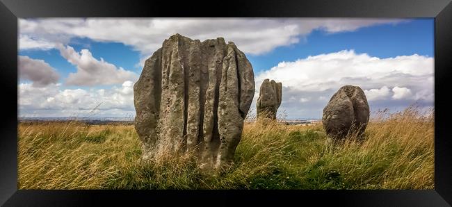 Five stones of Duddo Framed Print by Naylor's Photography
