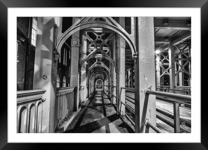 Bridge over the Tyne  Framed Mounted Print by Naylor's Photography