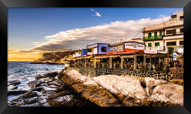 High and Dynamic La Caleta Framed Print by Naylor's Photography