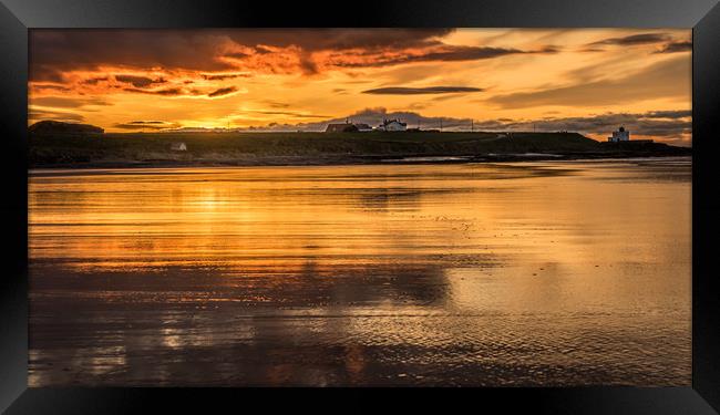 Beach Beauty of Bamburgh Framed Print by Naylor's Photography