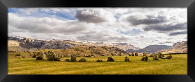 The Castlerigg Standing Stones Framed Print by Naylor's Photography