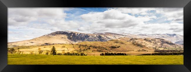 Mountain View Framed Print by Naylor's Photography