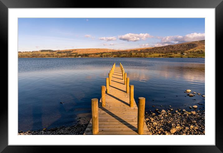 Jetty View at Ullswater - Reuploaded Framed Mounted Print by Naylor's Photography