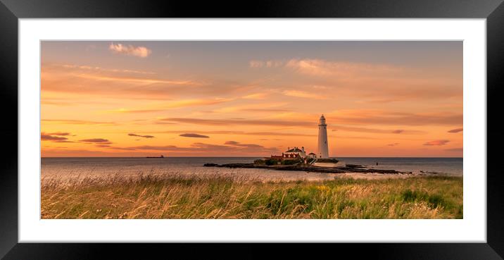 Welcoming the Warmth to our Shores Panorama Framed Mounted Print by Naylor's Photography