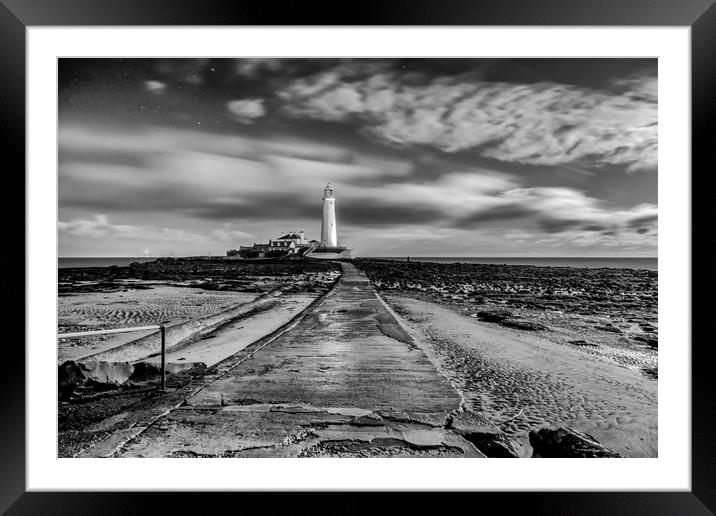 Mary by Moonlight Framed Mounted Print by Naylor's Photography