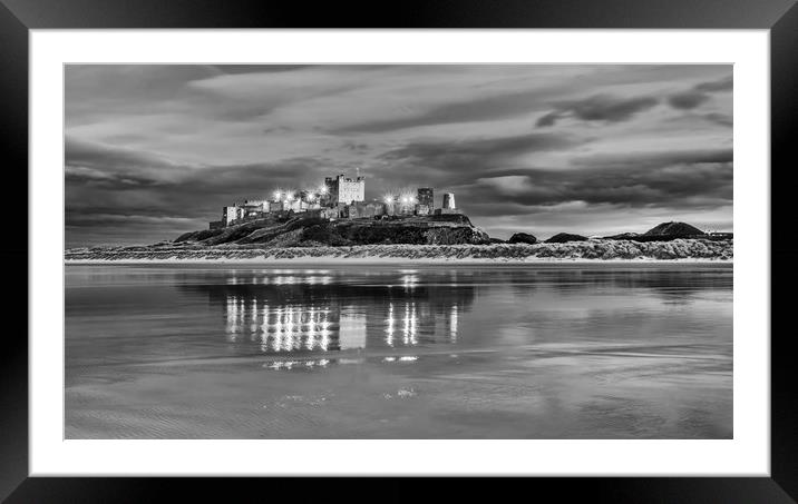 The beauty of Bamburgh Framed Mounted Print by Naylor's Photography