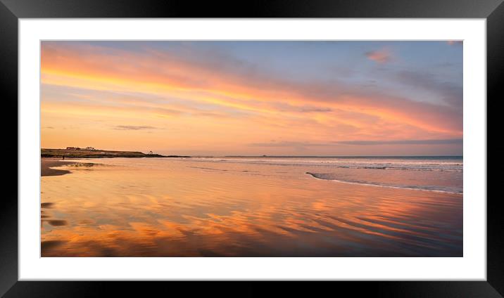 Red Reflections Framed Mounted Print by Naylor's Photography