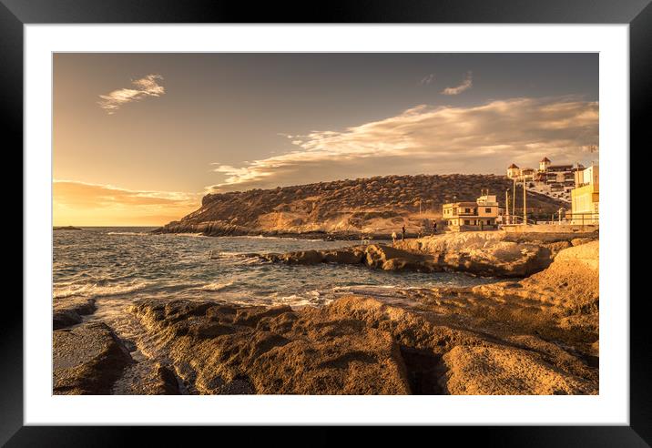 Beautiful La Caleta View Framed Mounted Print by Naylor's Photography