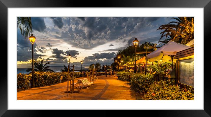 Costa Adeje lovely and relaxing Framed Mounted Print by Naylor's Photography