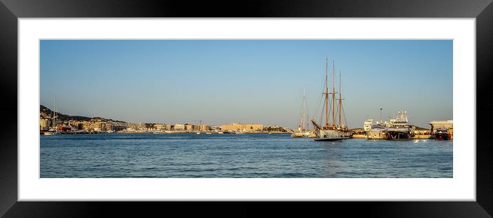 The port of Ibiza Framed Mounted Print by Naylor's Photography