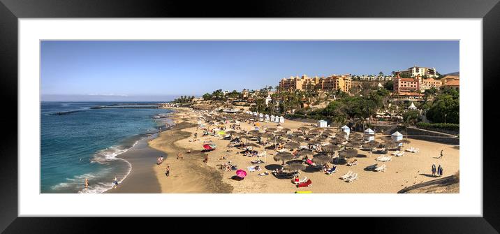 Playa Del Duque Vista Framed Mounted Print by Naylor's Photography