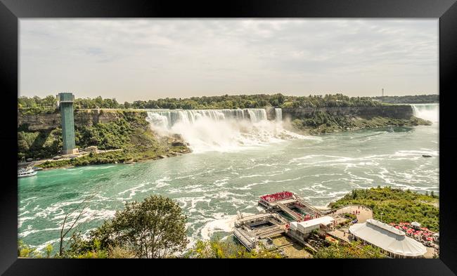 The wonder American and Canadian Niagara Falls Framed Print by Naylor's Photography