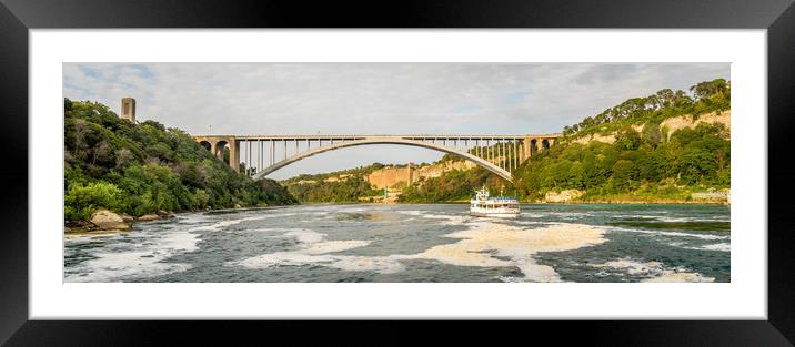 The International Rainbow Bridge Framed Mounted Print by Naylor's Photography