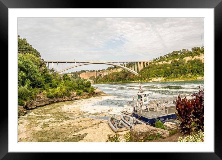 Niagara boat launch Framed Mounted Print by Naylor's Photography