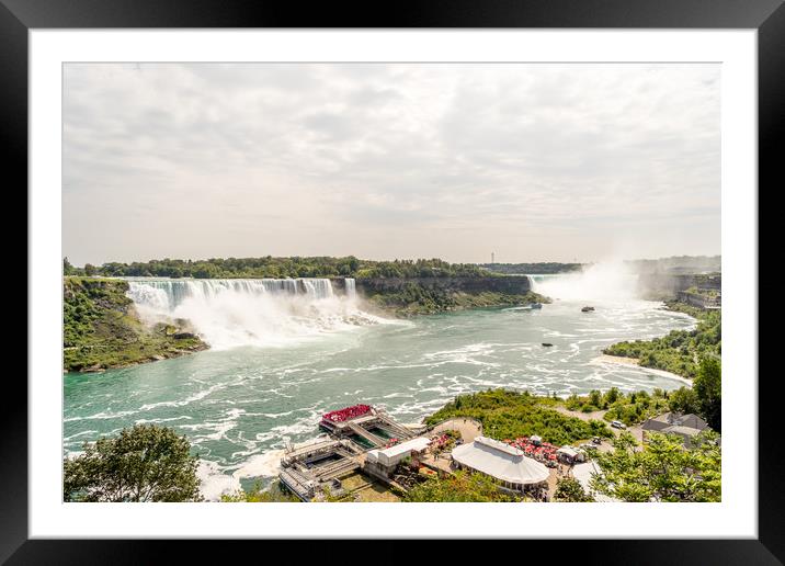 The three falls Framed Mounted Print by Naylor's Photography