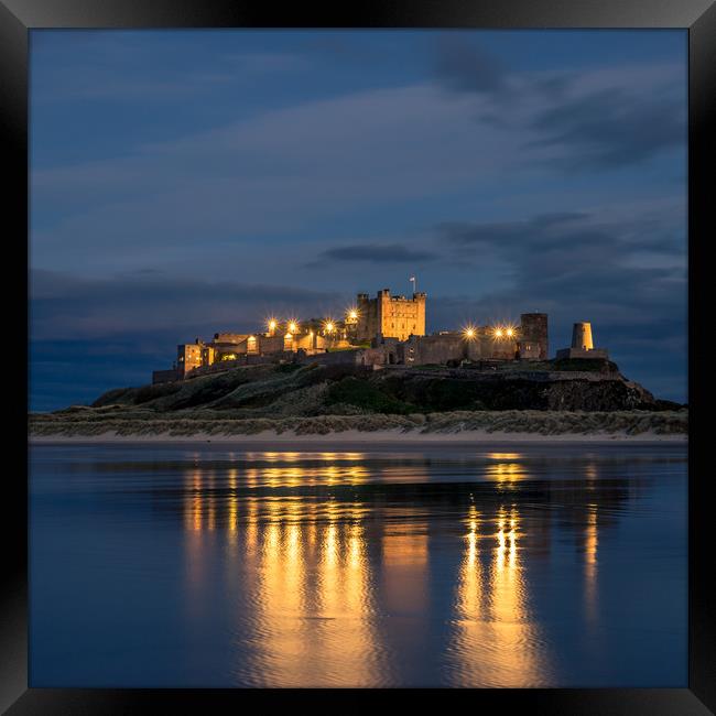 A peach of a Castle Framed Print by Naylor's Photography