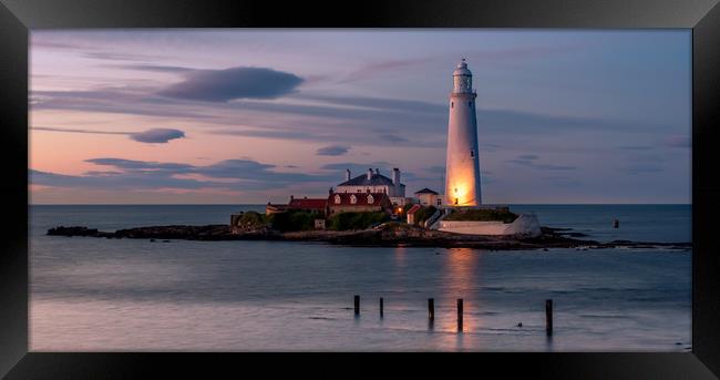 Dusk at St Marys Framed Print by Naylor's Photography