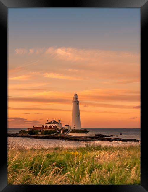 Evening portrait St Mary's at sunset Framed Print by Naylor's Photography