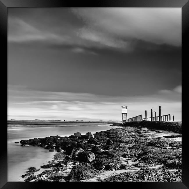 Over the Lindisfarne Refuge  Framed Print by Naylor's Photography