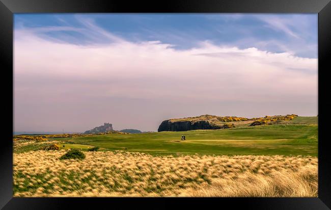 A view from Bamburgh golf course Framed Print by Naylor's Photography